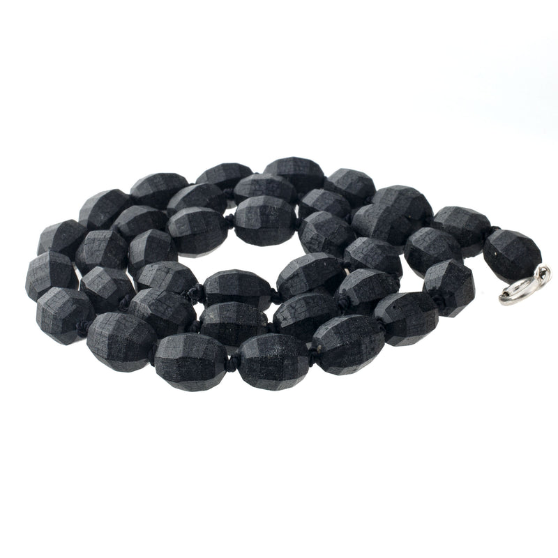 Victorian Bog Oak Necklace. 20.5 inches. j nlvc540