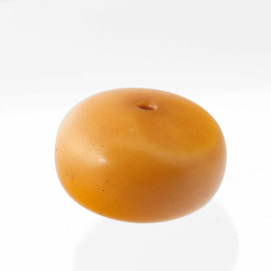 Old African Amber Phenolic resin bead. 44x28mm. b4-amb056