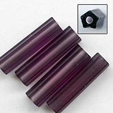 b11-pp-0877-Vintage Czech 5 sided cylinders. 20x5mm. Pkg of 10