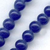 Vintage 4mm glass wound rounds, Pkg of 1 strand (aprox. 175 beads).