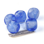 Vintage German diagonal givre cubes. 13x13mm. Pkg of 1.