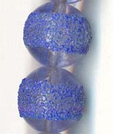 Vintage Rare German Glass Sugar Beads Cobalt Blue. 13mm. Pkg of 10. B11-BL-0492