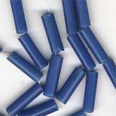 Antique Drawn Venetian Beads in Blue, early 1900s. 11 x 3mm.Pkg. of 20. b11-bl-0753