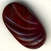 B11-BR-0410 Art Deco Oval Lozenge Bead. 10x17mm. Pkg of 5