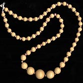 b11-br-0724-Vintage German graduated strands. 1-16" strand