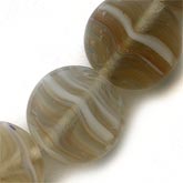 Czech glass faux quartz polished dime beads.8x3mm. Pkg of 6.