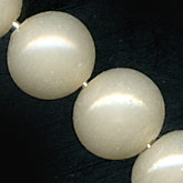 Vintage Korean Opaque dove grey round glass beads. 6-7mm Pkg of 20.
