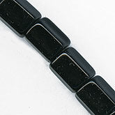 Vintage Czech shiny black pentagons.7x8mm. Pkg of 10. b11-bw-0880