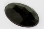 Antique Bohemian glass 2 hole domed oval 47x28mm pkg of 2.