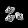 Vintage Swarovski® crystal diamond bicone art 5121. 15x12mm. Pkg of 1.