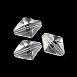 Vintage Swarovski® crystal diamond bicone art 5121. 15x12mm. Pkg of 1.