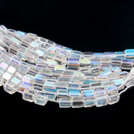 Vintage Czech 4x4mm pentagons. Pkg. of 100. b11-cr-0523