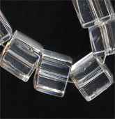 Contemporary Czech machine cut crystal beads. 6x6mm. Pkg of 10