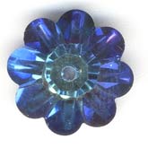 Vintage Swarovski margarita. 12mm. Pkg of 1. 