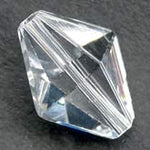 Vintage Swarovski® crystal diamond bicone art 5121. 15x12mm. Pkg of 1.