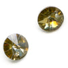 Comet OR (24k gold coating) Swarovski Rivoli Article 6200. 6mm pkg of 2. 