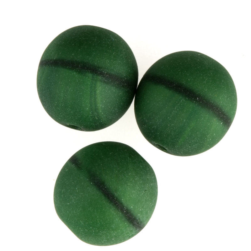 Jade Green Sphere Bead. 10mm. Pkg of 5.