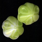 Vintage German Flower Bead. 11mm. Pkg of 4