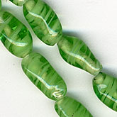 b11-gr-0888-Vintage Japanese ovals. 11x8mm. Pkg of 10