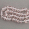 Vintage Czech faceted ovals 8x5mm strand of 25. 