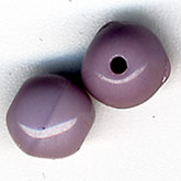 Czech Dusky Lavender Rounds. 6mm. Bag of 20. B11-PP-0596