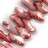 Vintage Czechoslovakian Faux Agate Glass Clenched Hand Pendants. Carved Details. 14x7mm. Pkg. of 10.