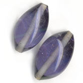 Vintage Korean Peking Style Ovals. 15x20mm. Pkg of 6