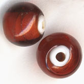6mm round ruby red whitehearts. 6mm. Pkg of 10