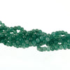 4mm vintage green aventurine round beads in 16 inch strands. 