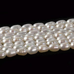 AA quality freshwater pearls, 7x5mm oval.  Vintage 1990s. 
