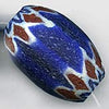 Large Vintage Chevron trade bead, 21x32mm, sold individually