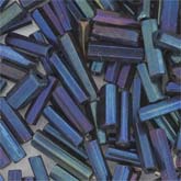 Vintage Czech bugle beads. 7x1.5mm. 10-gr. bag. b17-010(e)