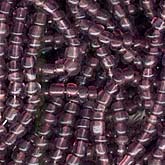Antique grape purple glass Czech micro beads. 18/0. 10-gr. Bag