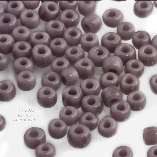 Vintage Venetian Seed Bead Opaque Orchid Purple 10/0 20 gram bag. b17-220