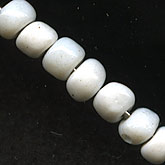 Antique Venetian white seed beads. 3.3mm.10-gr. bag