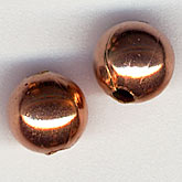 Vintage brass 6mm rounds. Pkg of 20. 