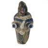 Phoenician Head Pendant, white with rainbow hair. Replica. Pkg 1. b1-840