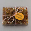 Vintage glass bead mix of butterscotch color beads from Europe, Japan and beyond.  5 oz box. Butterscotch.