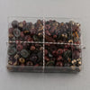 Vintage glass bead mix of chocolate color beads from Europe, Japan and beyond.  5 oz box. b19-0112-Dark Chocolate