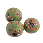 Ancient Indonesian Jatim bead replica. 20mm pkg of 1.