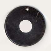 Carved horn pendant, 50x5mm, sold individually.