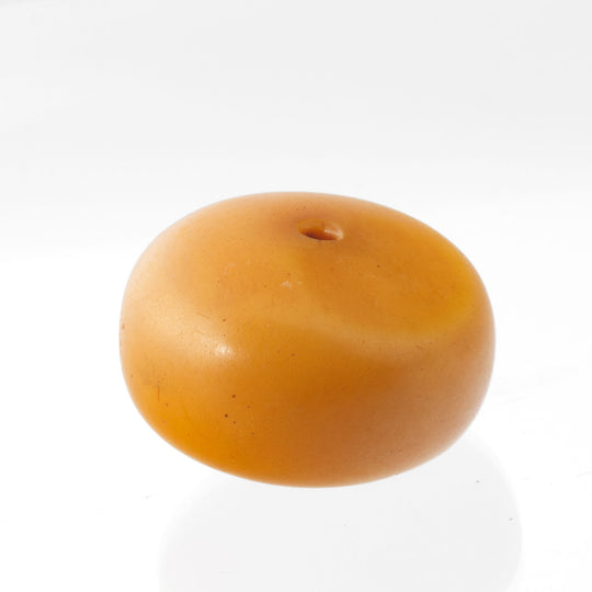 Old African Amber Phenolic resin bead. 44x28mm. b4-amb056