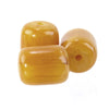Cylindrical Phenolic resin "African Amber" bead from the African trade. 28x22mm. Pkg 1. 