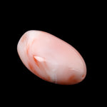 Vintage pink white Angel Skin Coral freeform focal bead.  29x16x12mm. 8.86gr. 