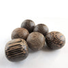 Vintage Palmwood rounds. 25mm.Philippines Pkg. of 4. 