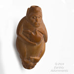 Vintage Chinese carved fruit pit Hedaio bead depicting monkey. 1 pc. 