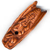 Cicada boxwood Ojime. 12x35mm. Pkg. of 1. 