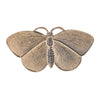 Oxidized brass moth pendant. 52mm wingspan Pkg. of 1.
