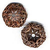  Versatile filigree solid brass finding. 8 x 18mm. Pkg. of 2