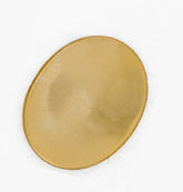 Vintage brass setting for 30x22mm cabochon. Pkg of 2 b9-0645